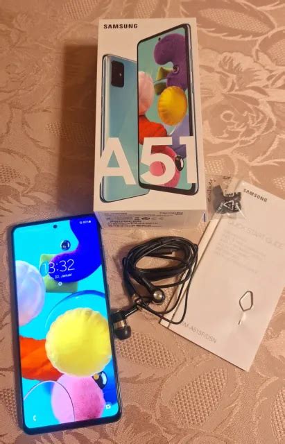 SAMSUNG GALAXY A51 SM A515F DSN 128 GB Prism Crush Blue Senza SIM