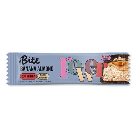 Здоровое питание TAKE A BITE Батончик протеиновый Банан-миндаль ...