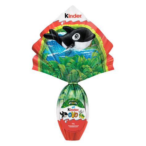 Ovo de Páscoa Kinder 150g ao Leite Natoons Vem Linda Pelúcia