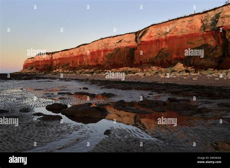 The Brownstone And Chalk Cliffs Hunstanton Town North Norfolk Coast