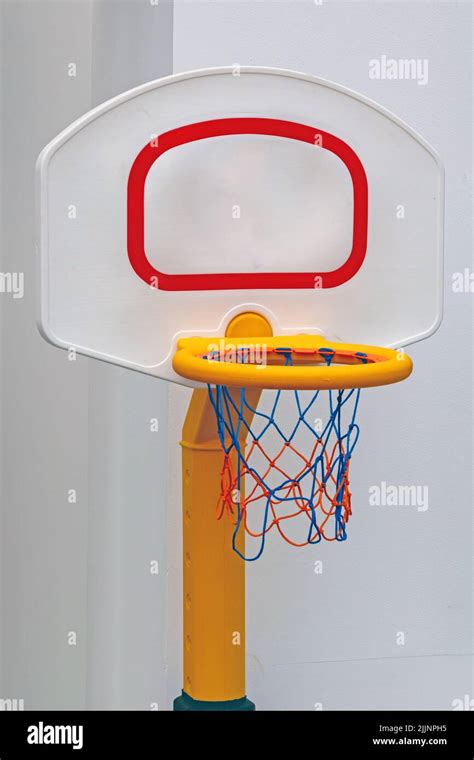 Small Basketball Hoop Inside Apartment Interior Room Stock Photo Alamy