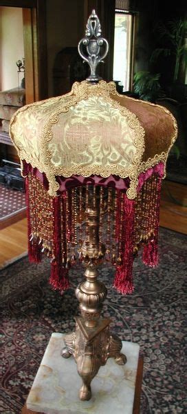 Images About Silk Beaded Lamp Shades On Pinterest Victorian