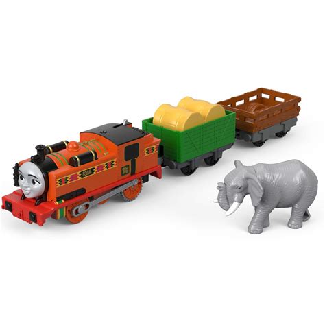 Thomas & Friends Sodor Safari Nia And The Elephant Motorised Set New ...