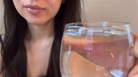 Gulping And Swallowing Water Asmr Asmr Hangry Youtube