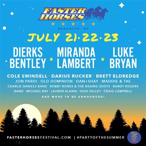 Faster Horses Festival Lineups