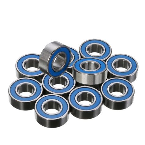 10pcs Rubber Sealed Ball Bearings High Quality MR115RS Wheel Hub Ball