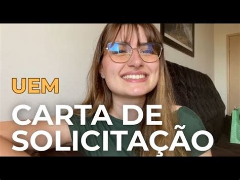 Carta De Solicitação Uem - Não entende carta de solicitação UEM? Esse vídeo é pra você - YouTube