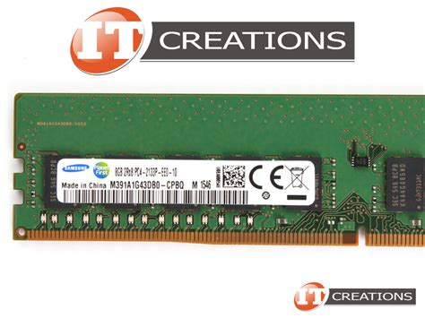 M391A1G43DB0-CPBQ SAMSUNG 8GB PC4-17000 DDR4-2133P-E UNBUFFERED ECC ...
