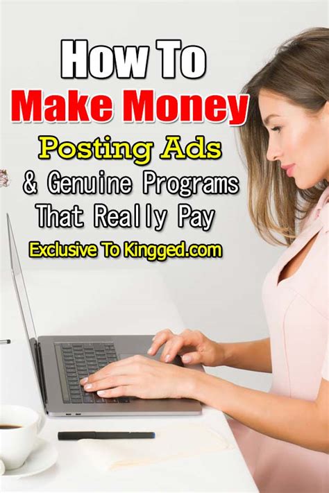 How To Make Money Posting Ads Legit Programs That Pay