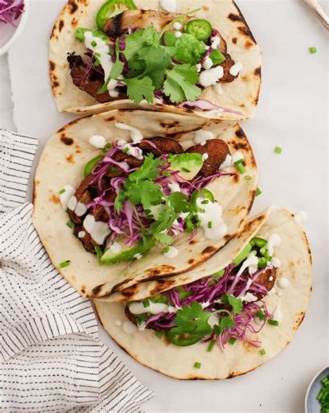 Portobello Mushroom Tacos Recipe Love And Lemons