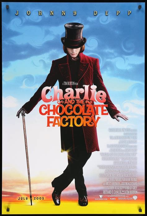 Charlie And The Chocolate Factory One Sheet Movie Poster