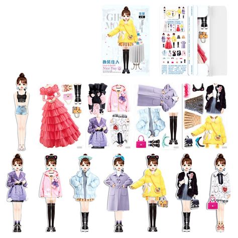 Magnetic Princess Dress Up Paper Doll Magnetic Dress Up Doll Princess