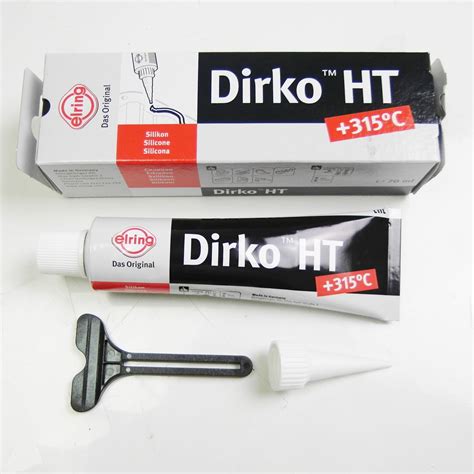 Dichtmasse DIRKO SCHWARZ 70ml 006 553 Silikon ELRING Von 60 C Bis