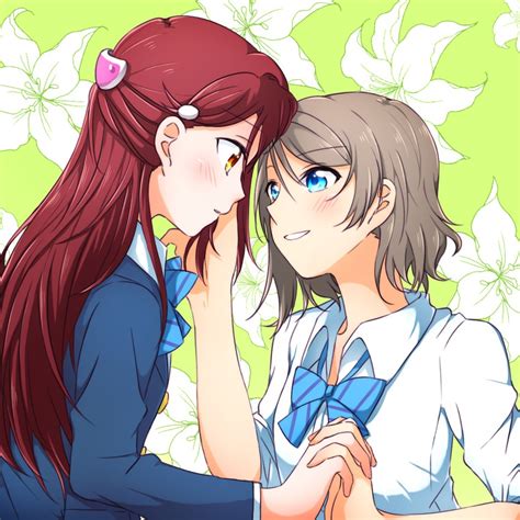 Watanabe You And Sakurauchi Riko Love Live And 1 More Drawn By Yuchi