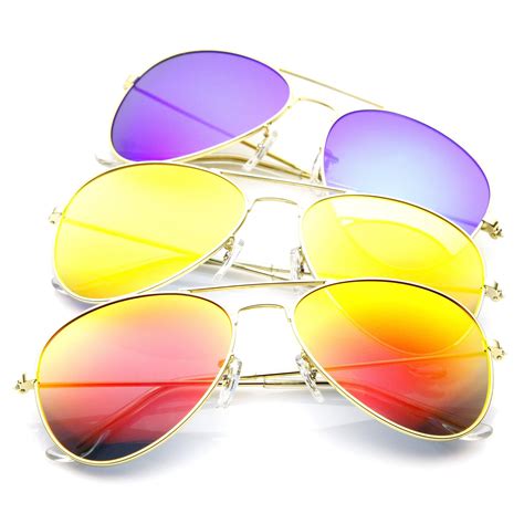 Zerouv Cunningham Gold Revo Lens Aviator Sunglasses Zerouv