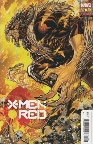 X Men Red 2022 9 Nm Jonboy Meyers Demonized Variant Cover