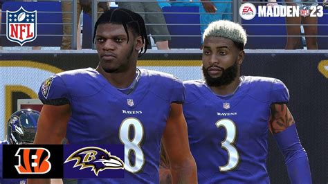 Madden Odell Beckham Jr Ravens Vs Bengals Simulation Madden