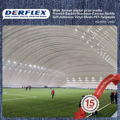 New Design Mesh Style High Tensile Fabric Roof And Pvc Tensile Membrane