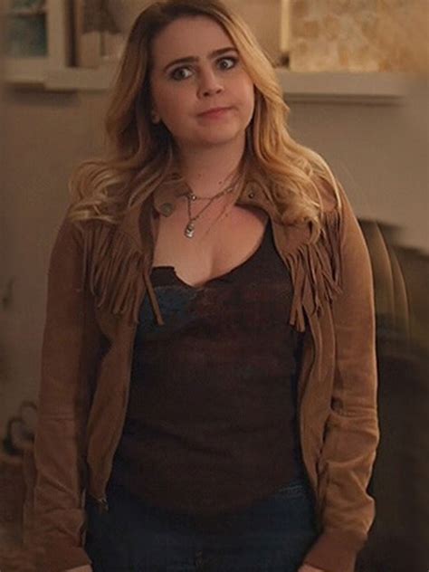 Mae Whitman Good Girls Fringe Jacket- Just American Jackets