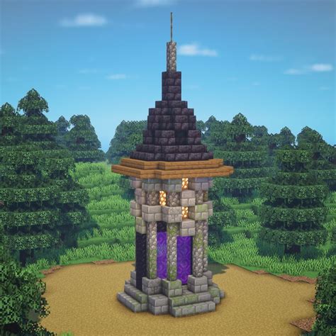 Nether Portal Design In Minecraft Buildings Minecraft Castle