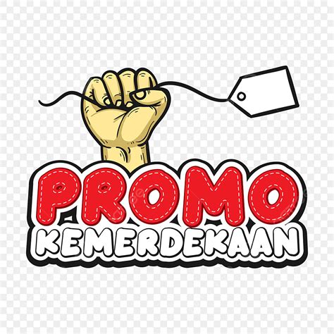 Promo Kemerdekaan Tulisan Tangan Pegang Label Harga Promosi Kemerdekaan Tapi Ri Hari