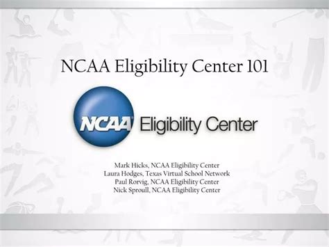 PPT - NCAA Eligibility Center 101 PowerPoint Presentation, free ...