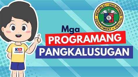 Ap U Aralin Mga Programang Pangkalusugan Youtube