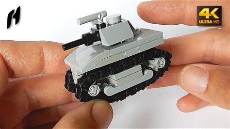 How To Build A Microscale Lego Tank Moc K Youtube