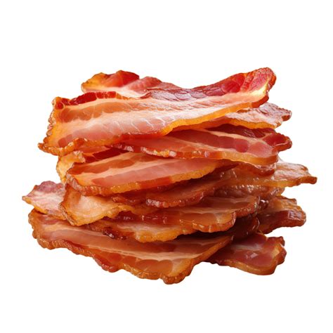 Cooked Bacon Slices Isolated On Transparent Background 50176246 PNG