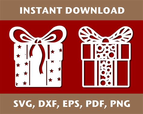 Free Svg Gift Box Templates Web Be Sure To Check Out How To Convert