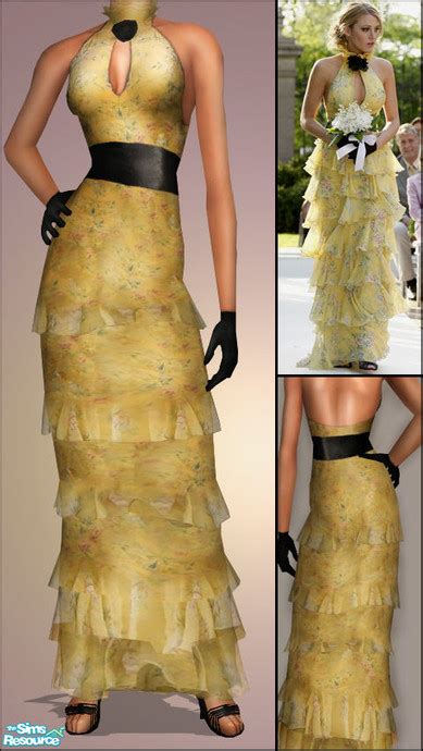 The Sims Resource Dresses From Gossip Girl Serena S Dress