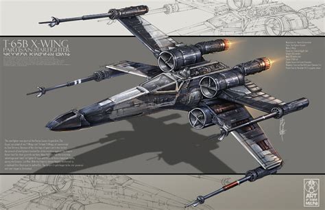 Partisan T 65 X Wing Starfighter Cavern Angels Unit By Shane Molina