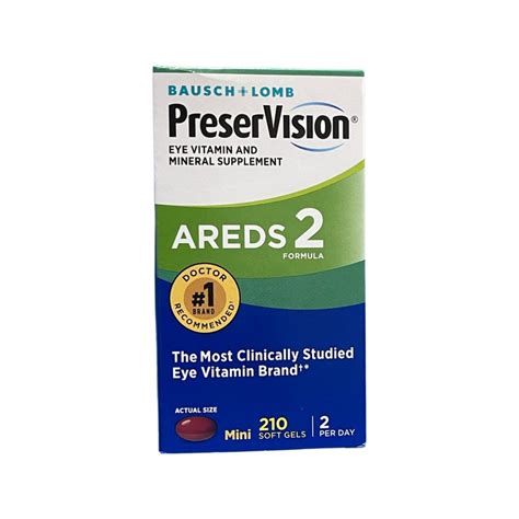 Preservision Eye Vitamin And Mineral Supplement 120 Mini Etsy