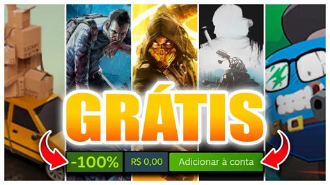 CORRE 5 JOGOS pra PC de GRAÇA na STEAM JOGOS BARATOS pra PC Menos