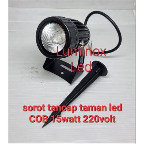 Jual Lampu Tancap Taman Led 15watt 15w Spotlight Garden Lamp Cob 15