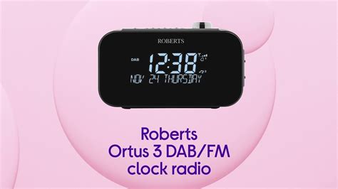 Roberts Ortus 3 Dab Fm Clock Radio Black Product Overview Youtube