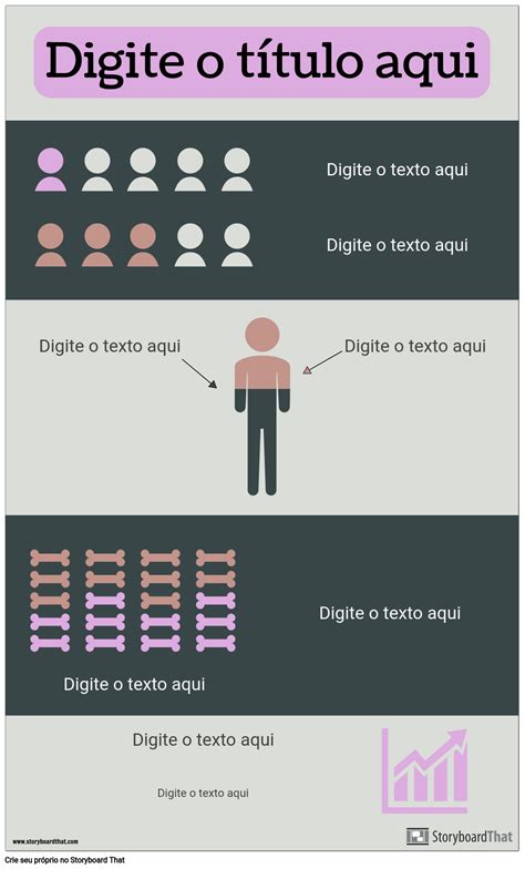 Infográfico de Estatística Storyboard por pt examples