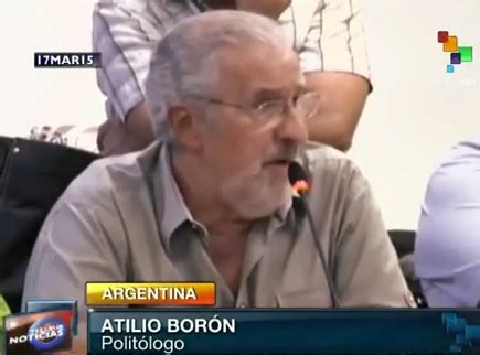 VIDEO Atilio Borón propone que Suramérica no vaya a Cumbre de las