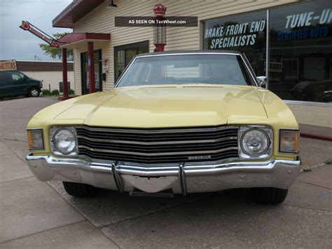 1972 Chevrolet Chevelle Malibu 350 V8 A C Ss Wheels 59k