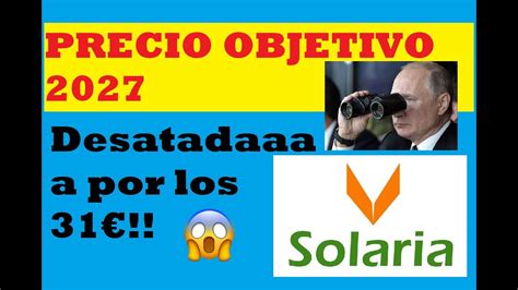 VALOR FUTURO SOLARIA Flujo De Caja Libre 2021 2027 Free Cash Flow