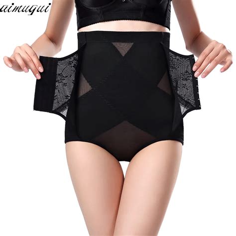 Women High Waist Cincher Butt Lifter Waist Trainer Control Panties Body Shaper Tummy Girdle