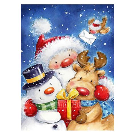 Diamond Painting Christmas Snowman Cross Stitch New Arrival D Diy Dia