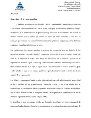 Ensayo Sobre Gerencia Del Talento Humano En Las Organizaciones