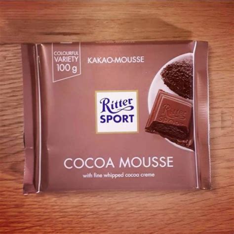 Ritter Sport Cocoa Mousse Chocolate Bar G Chocolounge