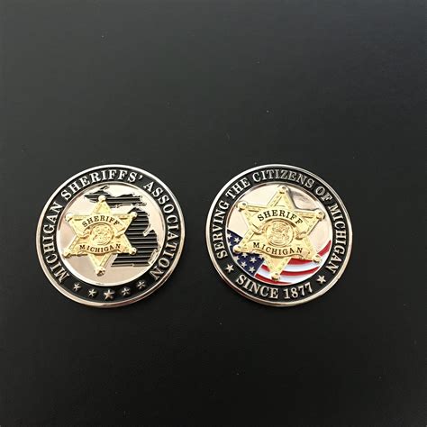 Msa Challenge Coin Michigan Sheriffs Association