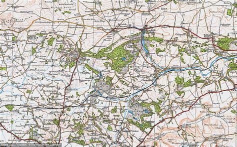 Historic Ordnance Survey Map Of Newtown 1919