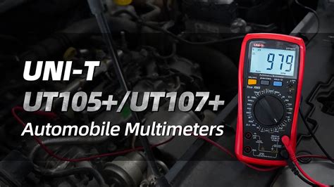 Use Uni T Ut Ut Automotive Multimeters To Maintain Vehicle By