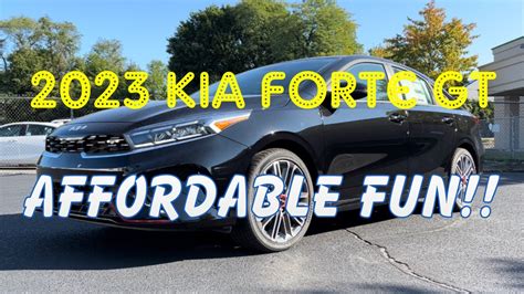 Kia Forte Gt Affordable Fun Youtube