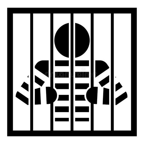 Person In Jail Clipart Coloring