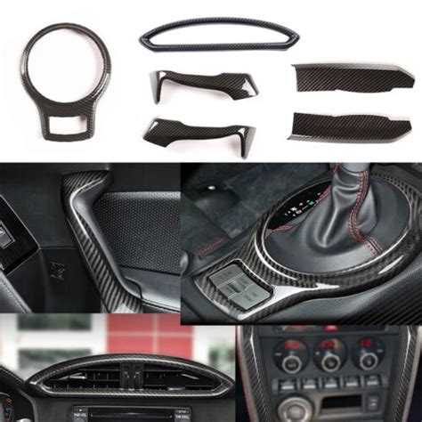 Abs Carbon Fiber Interior Full Trim Set For Toy Ta Gt Scion Fr S